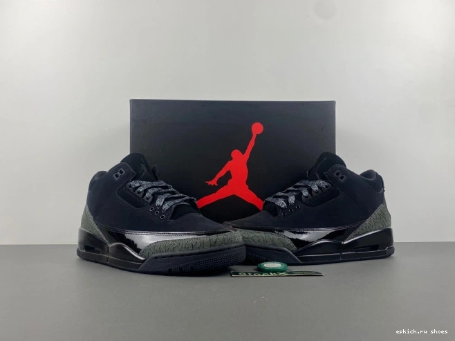 Rep Cat Jordan Air 3 Retro Black CK9246-168 0710